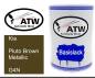 Preview: Kia, Pluto Brown Metallic, G4N: 500ml Lackdose, von ATW Autoteile West.